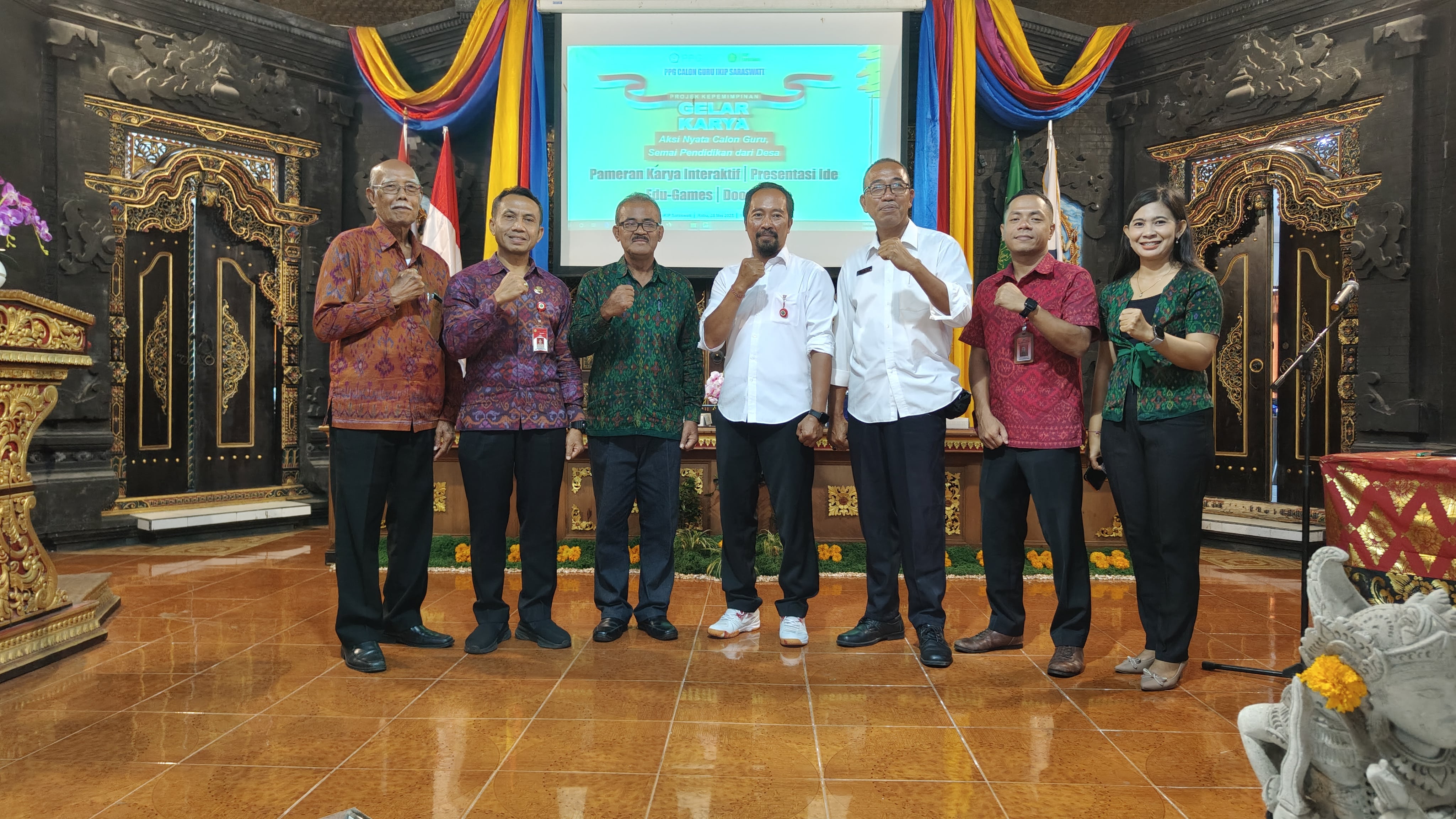 Gelar Karya Aksi Nyata Mahasiswa PPG Calon Guru IKIP Saraswati