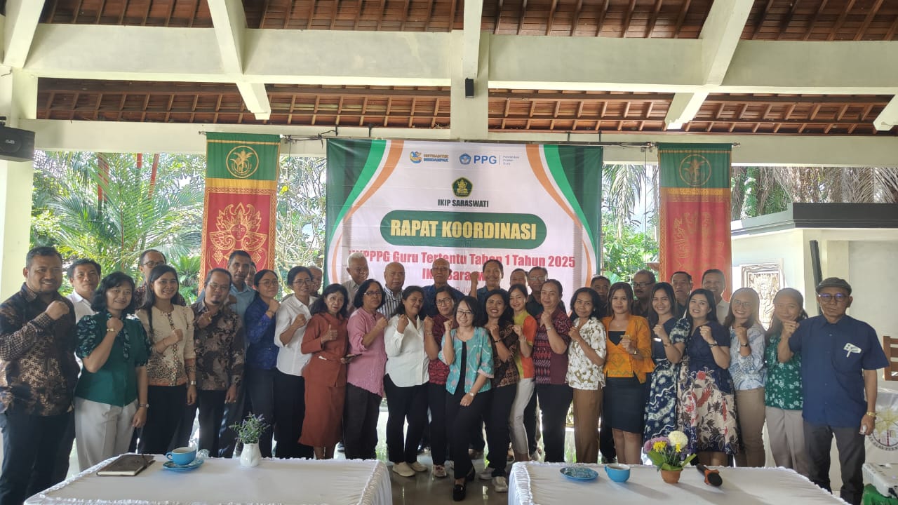 Rapat Koordinasi Persiapan Pelaksanaan UKPPPG PPG Guru Tertentu Tahap 1 tahun 2025 di TAMAN ALAS PERMATA SARI (TAPSA)